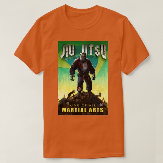 Jiu Jitsu Gorilla Destroyer T-shirt (Design voorkant)