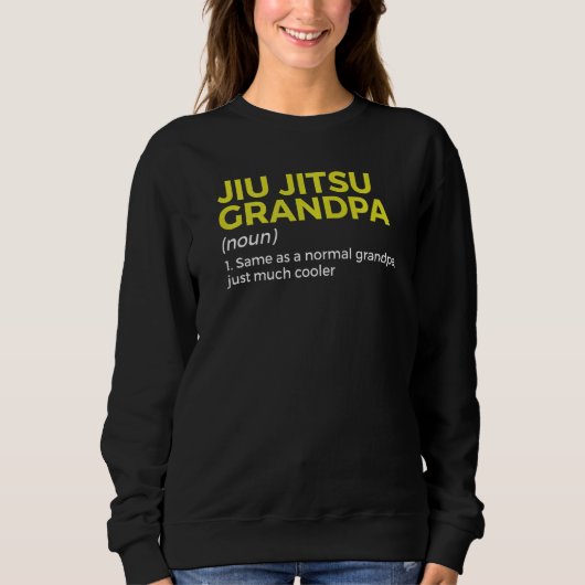 Jiu Jitsu Grandpa Definition Trui (Voorkant)