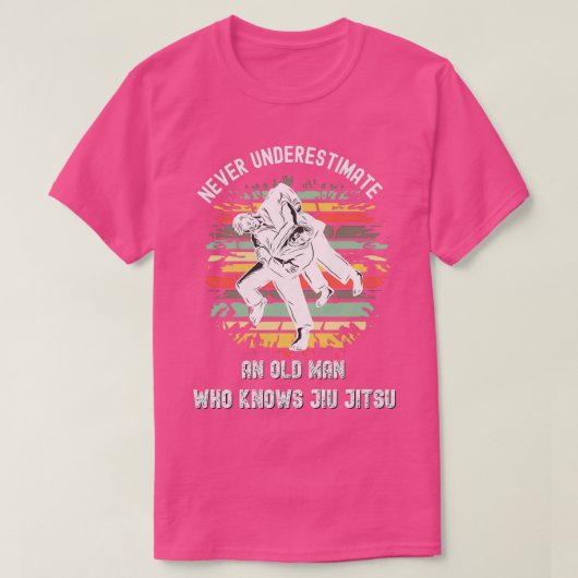 Jiu Jitsu Grandpa T-shirt (Design voorkant)