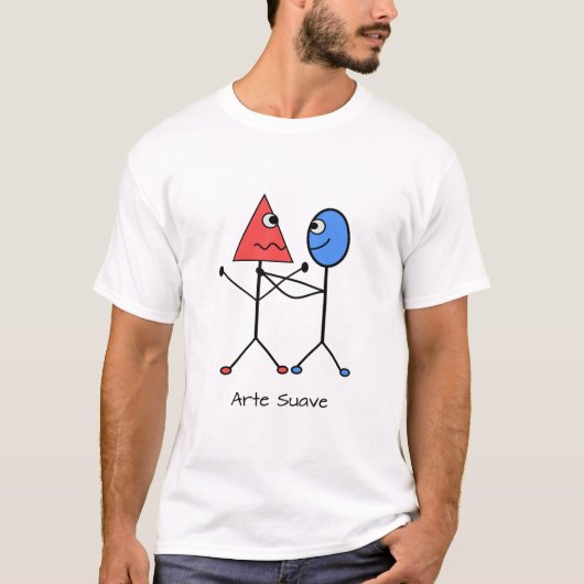 Jiu Jitsu Grappige Driehoek Choke T-shirt (Voorkant)