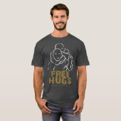 Jiu Jitsu gratis knuffels gratis T-shirt (Voorkant volledig)