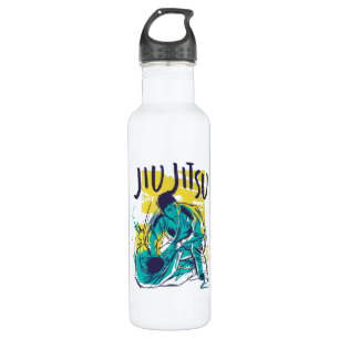 Jiu Jitsu Grunge Waterfles
