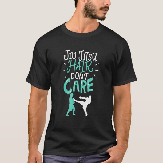 Jiu Jitsu Hair Don't Care_1 T-shirt (Voorkant)