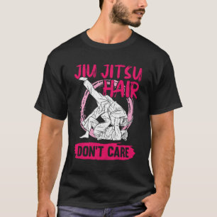 Jiu Jitsu Hair Let niet op T-shirt