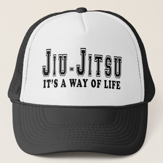 Jiu-Jitsu Het is een manier van leven Trucker Pet (Voorkant)
