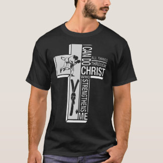 Jiu Jitsu Ik kan Christus doen T-shirt