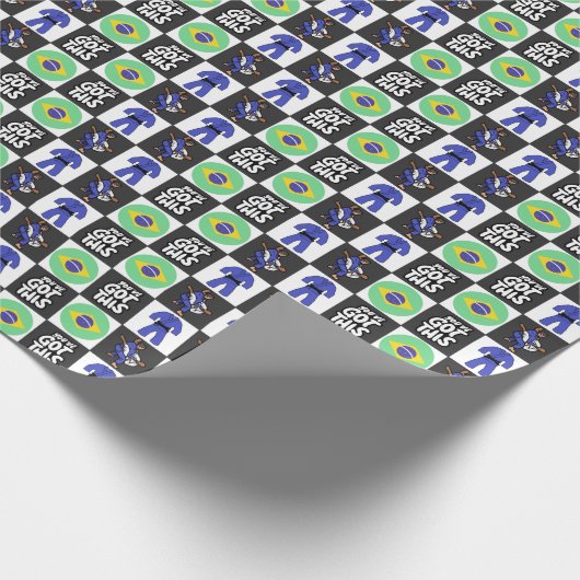 Jiu Jitsu-inpakpapier Cadeaupapier (Hoek)