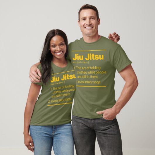 Jiu Jitsu Invrijwillige Yoga Dictionary Definition T-shirt (Unisex)