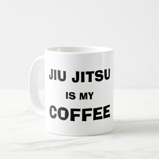 Jiu Jitsu is mijn Coffee-mok Koffiemok (Voorkant links)