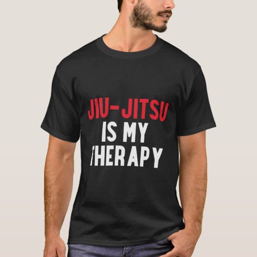 Jiu-Jitsu is mijn Therapie Lange Mouw Shirt (Voorkant)