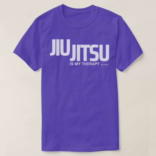 Jiu Jitsu is mijn therapie T-shirt (Design voorkant)