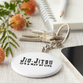 Jiu-Jitsu It's way of life Sleutelhanger (Zijkant)