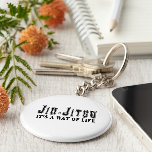 Jiu-Jitsu It's way of life Sleutelhanger (Zijkant)