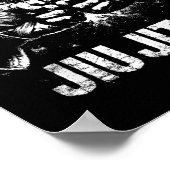 Jiu Jitsu Japans Judo Vechtkunst BJJ Grappling Poster (Hoek)