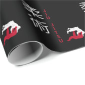 Jiu Jitsu Japans-krijgskunst Cadeaupapier (Rol Hoek)