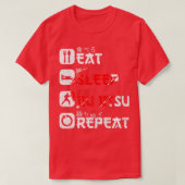 Jiu Jitsu Japans vechtlingenleger 1 T-shirt (Design voorkant)