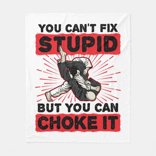 Jiu Jitsu, je kunt geen onstuimige oplossing vinde Fleece Deken (Voorkant)