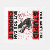 Jiu Jitsu, je kunt geen onstuimige oplossing vinde Fleece Deken (Voorkant (Horizontaal))