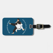 Jiu Jitsu Judo Martial Arts Studio Bagagelabel (Voorkant horizontaal)