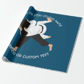Jiu Jitsu Judo Martial Arts Studio Cadeaupapier (Uitgerold)
