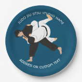 Jiu Jitsu Judo Martial Arts Studio Papieren Bordje (Voorkant)