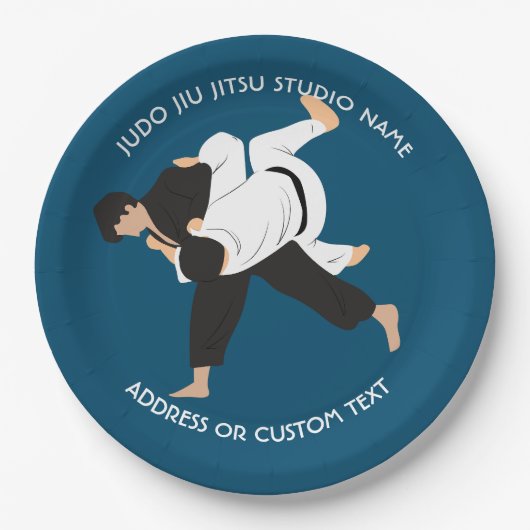 Jiu Jitsu Judo Martial Arts Studio Papieren Bordje (Voorkant)