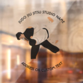 Jiu Jitsu Judo Martial Arts Studio Raamsticker (Vel 2)