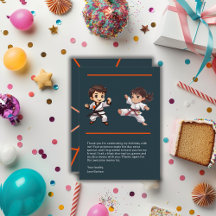 Jiu Jitsu Kampioen Verjaardag Bedanktkaart