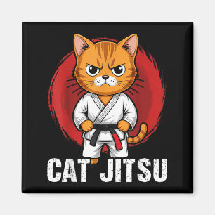 Jiu Jitsu Kawaii kat Grappige BJJ of MMA Grappling Magneet
