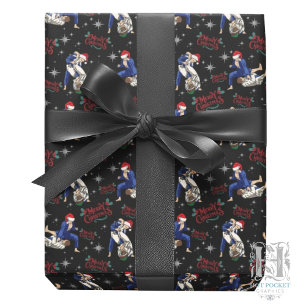 Jiu Jitsu Kerst Inpakpapier