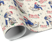 Jiu Jitsu Kerst Inpakpapier (Rol Hoek)