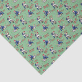 Jiu Jitsu Kerst Tissuepapier in Groen (Detail)