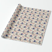 Jiu Jitsu Kerstcadeaupapier Cadeaupapier (Uitgerold)