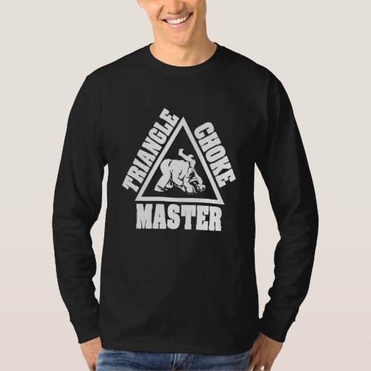 Jiu Jitsu Kleding Driehoek Choke Master Submission T-shirt (Voorkant)