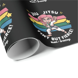 Jiu Jitsu Klein Maar Fel Geeft Meisjes Vertrouwen Cadeaupapier
