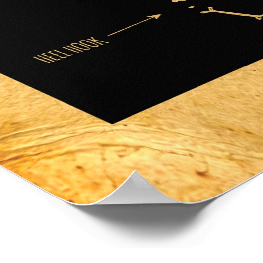 Jiu Jitsu Knowledge poster, Jiu Jitsu Poster (Hoek)