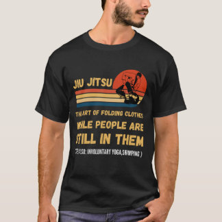 Jiu Jitsu Kunst van het Vouwen van Kleding BJJ MMA T-shirt