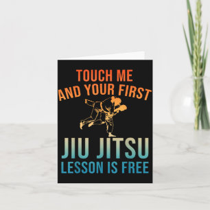 Jiu Jitsu Kunst voor mannen vrouwen Braziliaans Ju Kaart