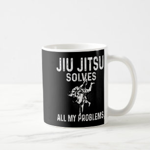 Jiu Jitsu lost problemen op - Grappig Braziliaans  Koffiemok