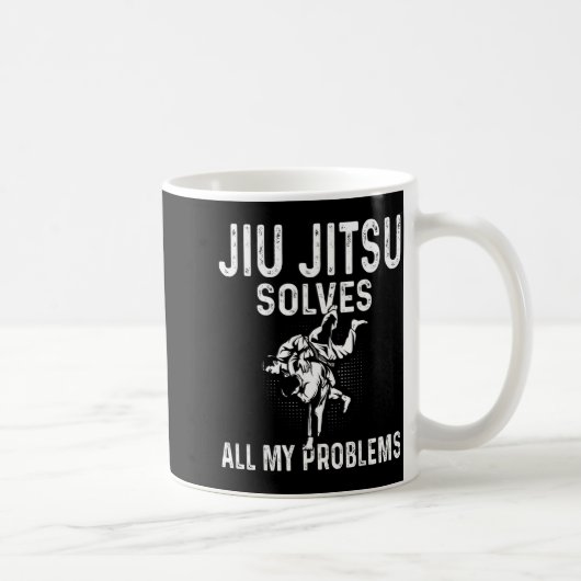 Jiu Jitsu lost problemen op - Grappig Braziliaans  Koffiemok (Rechts)