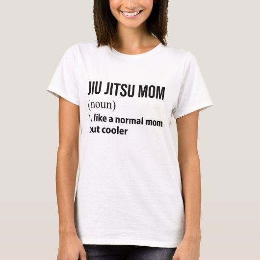 Jiu jitsu Mam Martials Funny Sport Pap T-shirt (Voorkant)