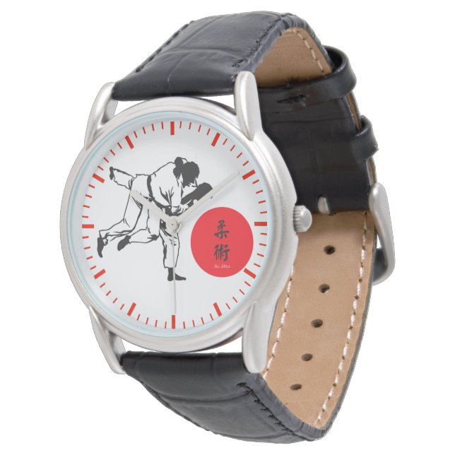 Jiu Jitsu Martial Arts Heren  Horloge (Gekanteld)