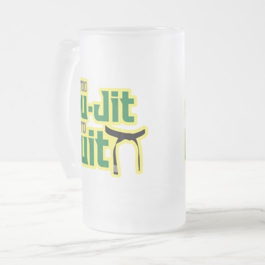 Jiu-Jitsu Matglas Bierpul (Voorkant links)