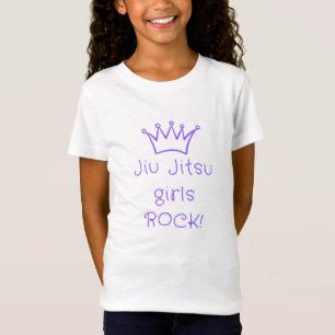 Jiu Jitsu meisjes rock! tshirt ontwerp