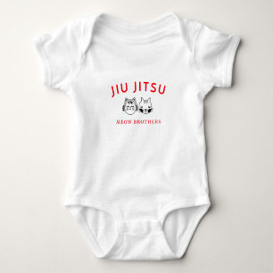 Jiu Jitsu Meow Brothers Romper