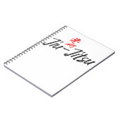Jiu Jitsu met symbool Dark Jujitsu BJJ Gift Dark Notitieboek (Linkerzijde)