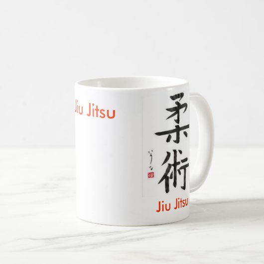 Jiu Jitsu mok koffie (Voorkant rechts)
