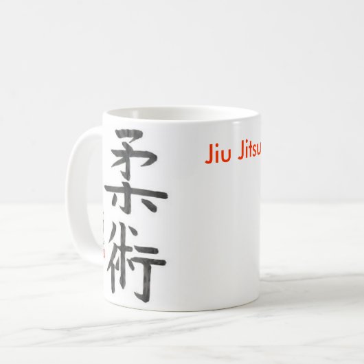 Jiu Jitsu mok koffie (Voorkant links)