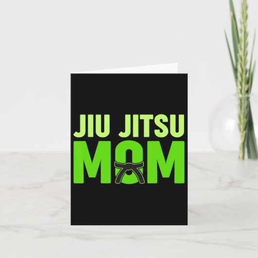 Jiu Jitsu Mom Moederdag Kaart (Voorkant)