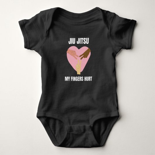 Jiu Jitsu My Fingers Hurt Romper (Voorkant)